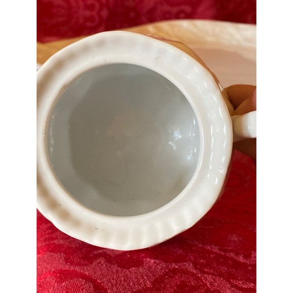 6 piece White Ironstone Tea Set - Picture 9 of 11
